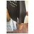 Autre Marque T-shirt nera a maniche corte PLU con anagramma a pois bianchi - vista 10