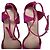 Autre Marque Sergio Rossi Wildleder-Sandaletten mit Absatz Pink - Ansicht 12