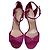 Autre Marque Sergio Rossi Wildleder-Sandaletten mit Absatz Pink - Ansicht 2