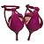 Autre Marque Sergio Rossi Wildleder-Sandaletten mit Absatz Pink - Ansicht 4