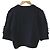 Autre Marque O Pullover de Malha de Manga Curta Preto - vista 2
