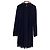 Autre Marque Fransenkleid Drawer Lame Milano Blau Marineblau