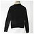 Timeless Chanel Cashmere Rollkragenpullover mit Logo Schwarz - Ansicht 2
