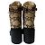 Gucci GG Shearling Wollknöchelstiefel Schwarz Mehrfarben Beige - Ansicht 4