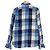 Autre Marque Camicia in flanella FAT TITCH Check Selvedge Blu - vista 2
