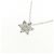 Autre Marque Collana a Fiore con Diamanti in Oro Bianco Au750 Argento - vista 3