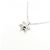Autre Marque Collana a Fiore con Diamanti in Oro Bianco Au750 Argento - vista 4