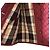 Autre Marque Abrigo acolchado forrado con estampado check Mackintosh Roja - vista 3