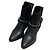 Autre Marque All Saints Lederstiefel Schwarz
