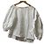 Autre Marque Blusa Balloon Asimétrica Alunc Blanco