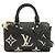 Borsa Louis Vuitton Monogram Empreinte Nano Speedy Nero Multicolore Beige Monogramma - vista 2