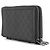 Clutch Gucci Black GG Supreme Nero - vista 2