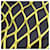Prada Mesh Handbag Tote Schwarz Gelb  - Ansicht 7