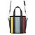 Borsa Balenciaga Bazaar Shopper XXS Nero Multicolore