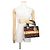 Borsa Christian Dior Lady D-Lite Medium in velluto Marrone Multicolore D'oro - vista 4