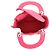 Mini borsa a mano Cannage Lady Christian Dior Rosa - vista 6