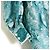 Autre Marque F.R.S. For Restless Sleepers L Ensemble FR40 Conjunto de Sarga de Seda Verde Azul UK12 US10 - vista 3