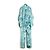 Autre Marque F.R.S. For Restless Sleepers L Ensemble FR40 Conjunto de Sarga de Seda Verde Azul UK12 US10 - vista 5