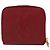 Saint Laurent Zipped Bifold Leather Red
