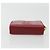 Saint Laurent Zipped Bifold Leather Red - view 7