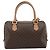 Céline Celine Vintage Macadam Boston in tela e pelle Marrone - vista 2