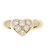 Tiffany & Co Tiffany Pave Herzring Golden - Ansicht 2