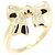 Tiffany & Co Anello Tiffany Blue Box Bow in oro giallo D'oro