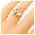 Tiffany & Co Anello Tiffany Blue Box Bow in oro giallo D'oro - vista 4