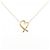 Tiffany & Co Kleines Tiffany Loving Heart Halskette Golden