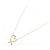 Tiffany & Co Kleines Tiffany Loving Heart Halskette Golden - Ansicht 2