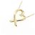 Tiffany & Co Kleines Tiffany Loving Heart Halskette Golden - Ansicht 3