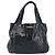 Salvatore Ferragamo Gancini Leder Handytasche mit Griff Large Schwarz