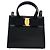 Tote Convertible Vara Bow in pelle Salvatore Ferragamo Small Blu navy