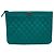 Chanel Gesteppte Lammleder Clutch - Grün