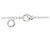 Bulgari Collana con pendente in oro bianco Bvlgari D'oro - vista 5