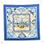 Hermès Hermes AU SON DU TAM Carre Scarf Muffler Blu