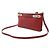 Clutch piccola Loewe Anagram Missy Rosso - vista 3