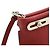 Clutch piccola Loewe Anagram Missy Rosso - vista 8