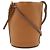 Borsa a tracolla a secchiello Loewe Anagram Gate Marrone Nero Cammello