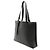 Bolso tote horizontal con hebilla Anagram Loewe Negro Blanco - vista 3