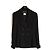 Chanel 1996 Veste Blazer FR38 Double Breasted Botones CC UK10 US6 8 Negro