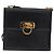 Salvatore Ferragamo Gancini Flap in Pelle Nero
