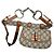 Bamboo Marsupio in bambù da uomo Gucci Marrone Beige - vista 2