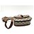 Bamboo Marsupio in bambù da uomo Gucci Marrone Beige - vista 4