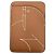 Hermès Tarjetero de cuero marrón Hermes Castaño