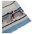 Hermès Stola in cashmere e seta Hermes Marrone Blu  - vista 2
