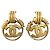 Orecchini a clip Chanel Vintage D'oro
