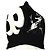 Autre Marque A Bathing Ape (Bape) Panda Zip-Up Hoodie Schwarz Weiß Grün - Ansicht 5