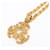 Collana Chanel Triple Coco Mark Chain D'oro - vista 5