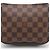Beauty case Louis Vuitton Damier Ebene Marrone - vista 2